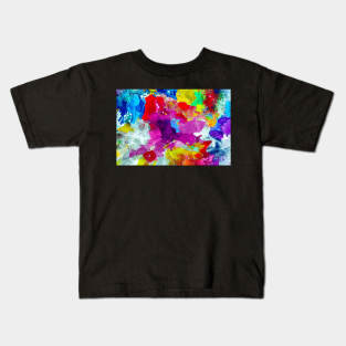 Abstract colors vintage colors grunge texture style Kids T-Shirt